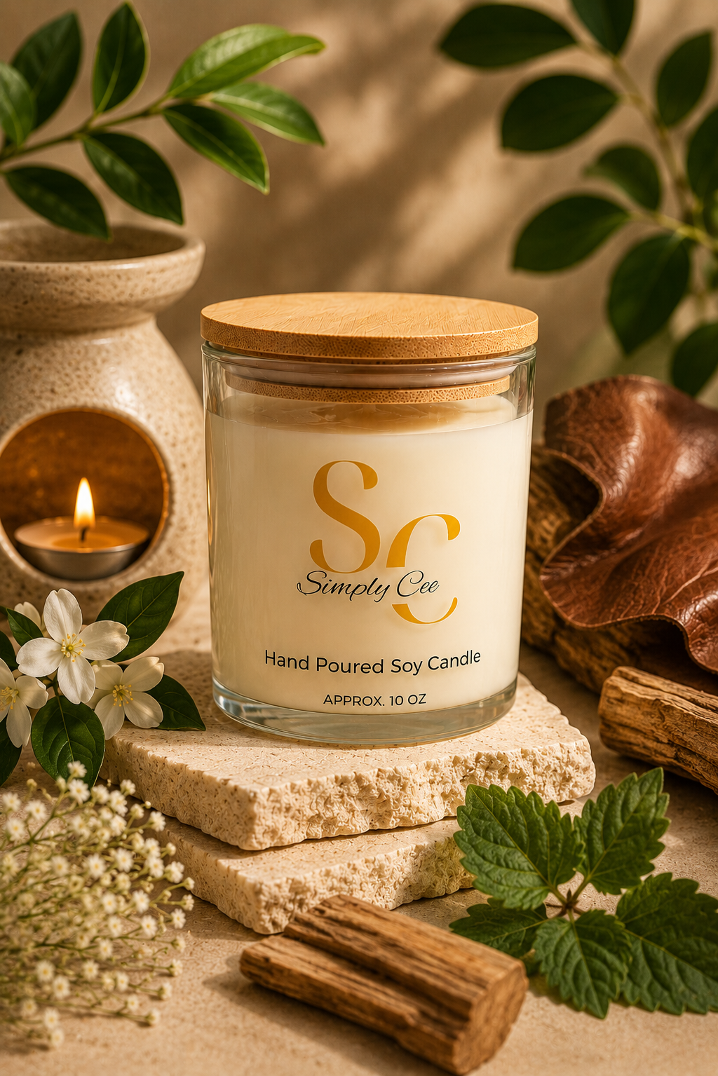 Soy wax scented candle Arabian Night- 10 oz