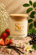 Soy wax scented candle - Pink Love- 10 oz